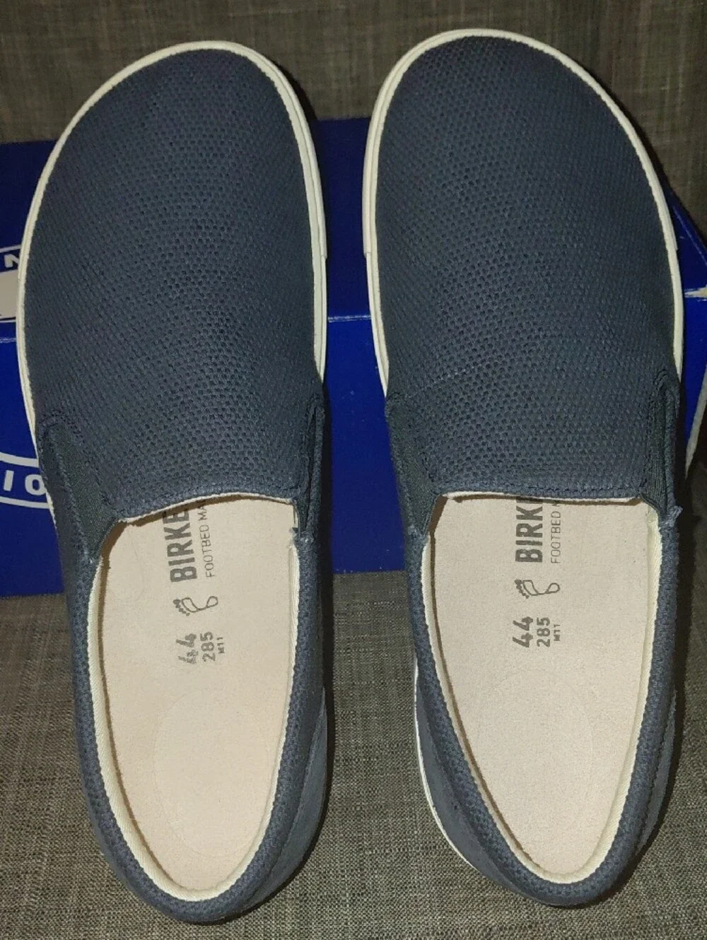 Birkenstock Men's Oswego Slip-On Loafers in Navy SIZE 11